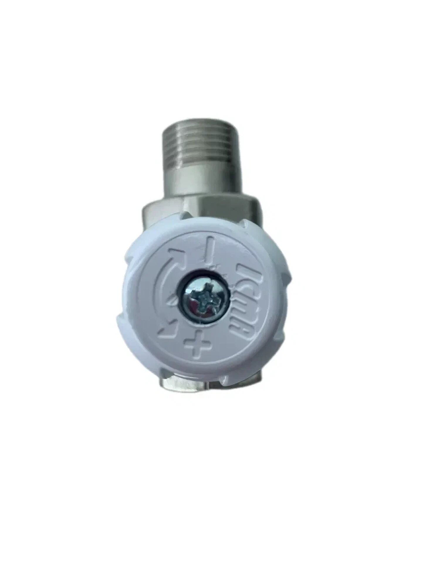 Вентиль для радиатора 1/2" подающий ICMA, прямой, для воды 82813AD06 — фото 1