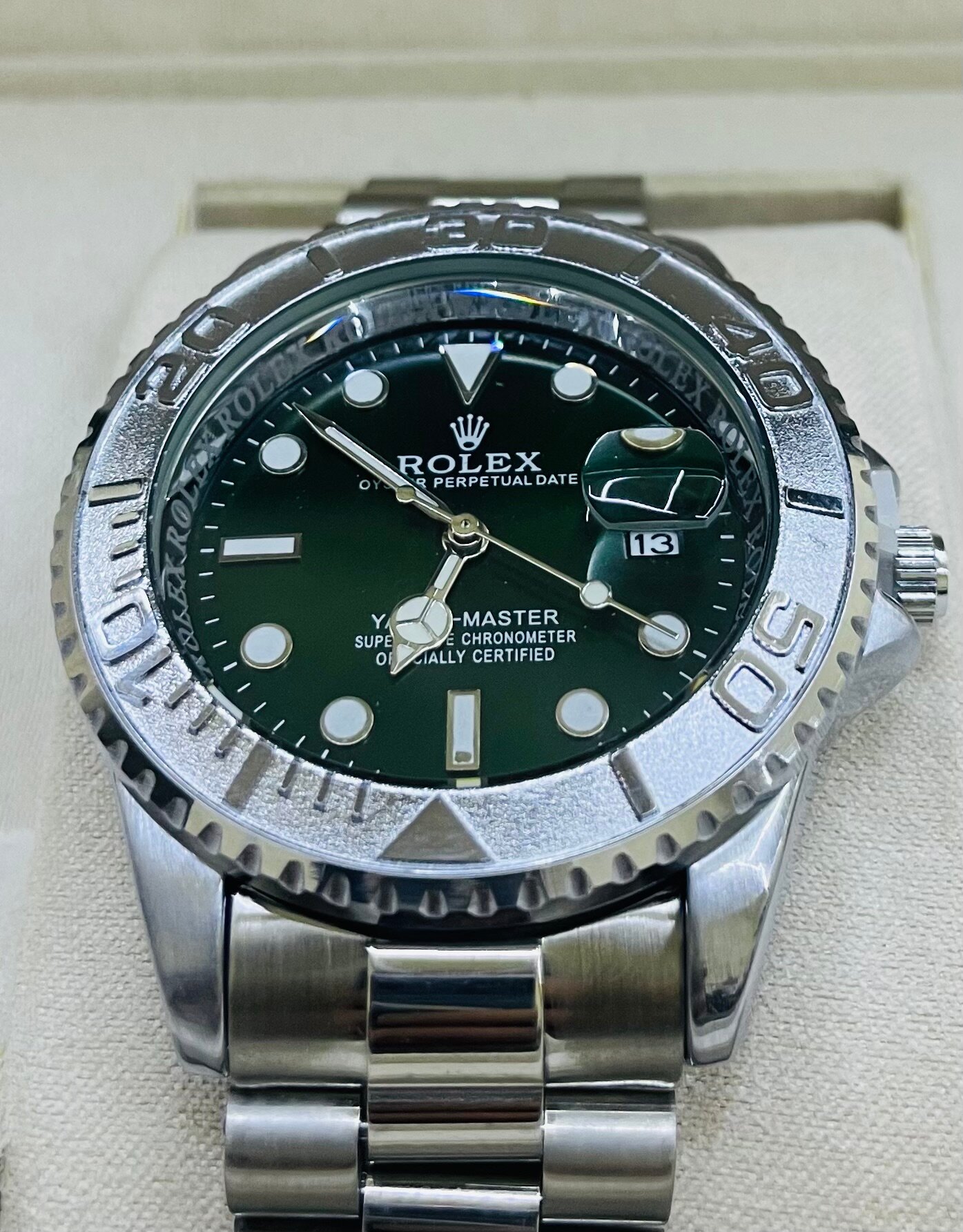 Наручные часы Rolex, серебристый — фото 1