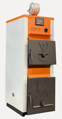 Изображение товара Котел Wirt Smart+ 30 кВт, твердотопливный, полуавтоматический