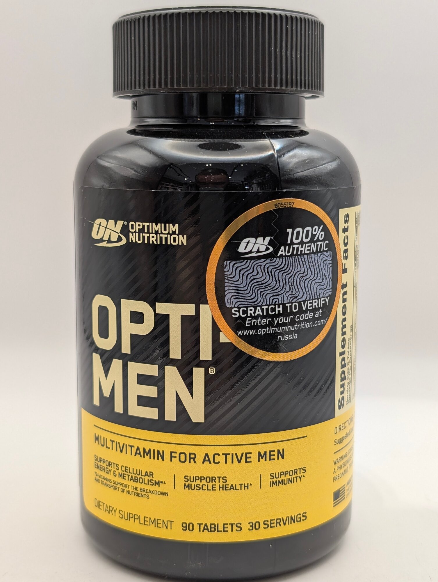 Мультивитамины Opti-Men 90 таблеток витамины для энергии и иммунитета, с проверочным стикером — фото 1