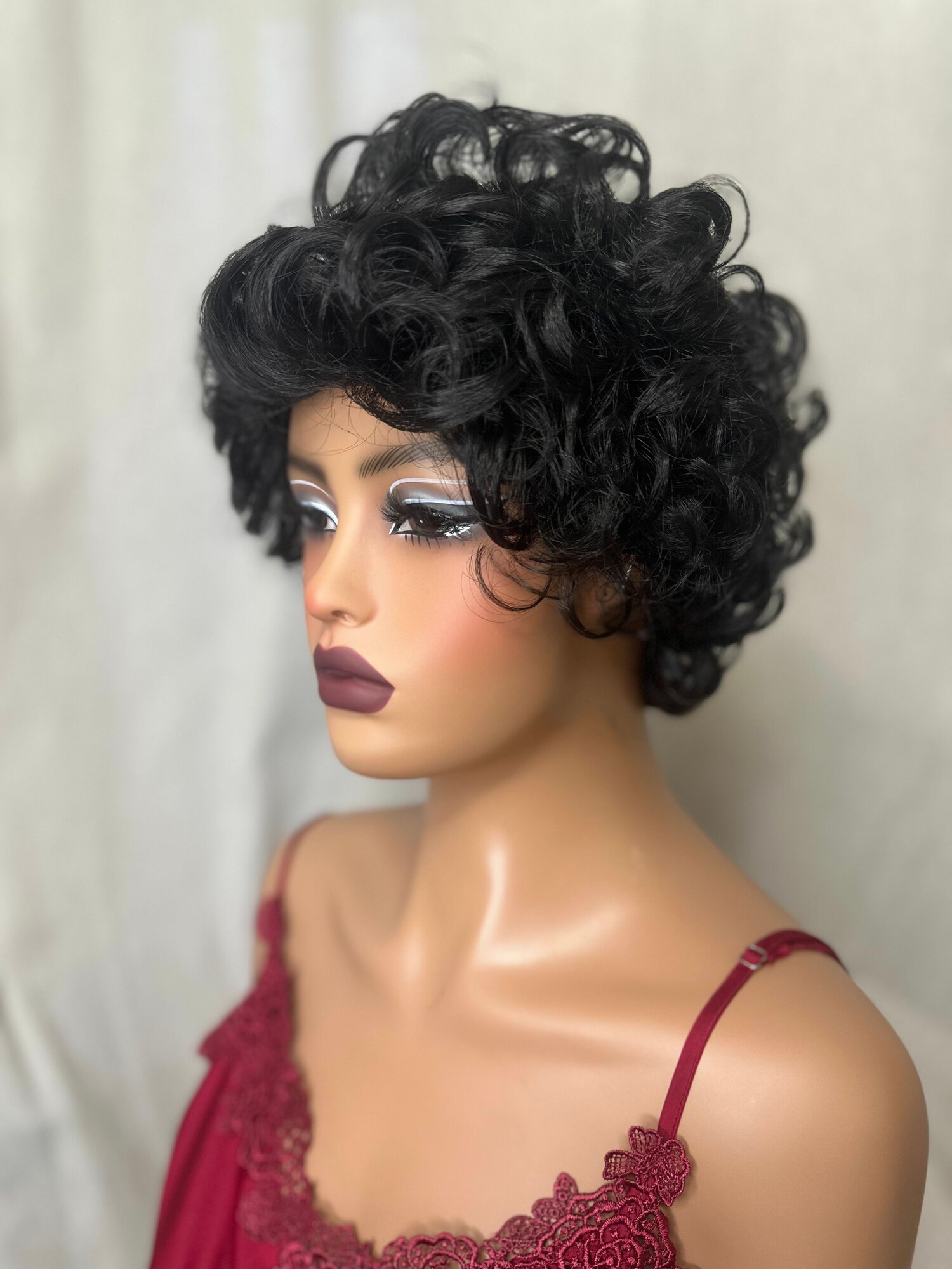 Парик женский короткий кудрявый — фото 1