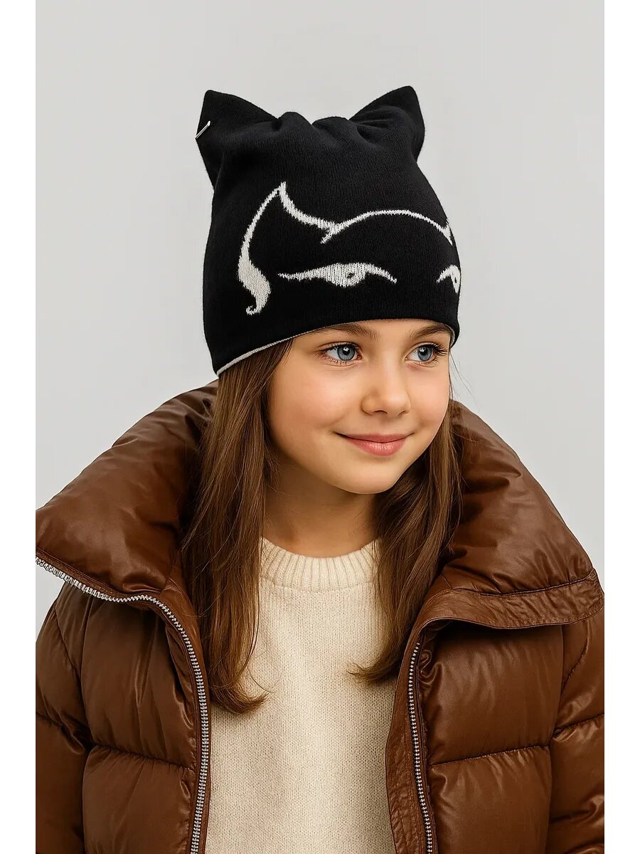 Шапка новинка осень - зима 2025-2026 для девочек