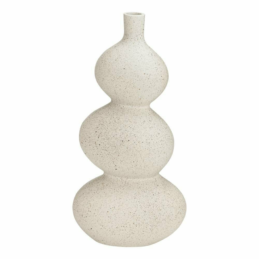 Ваза Eglo "пруш", керамика, настольная, высота 38см, диаметр 10,5см, серая