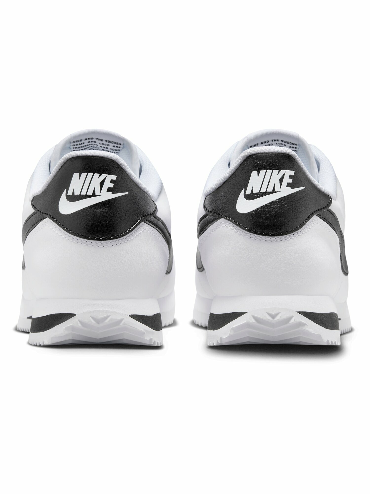 Кроссовки NIKE Cortez, размер 9 US, белый/черный — фото 1