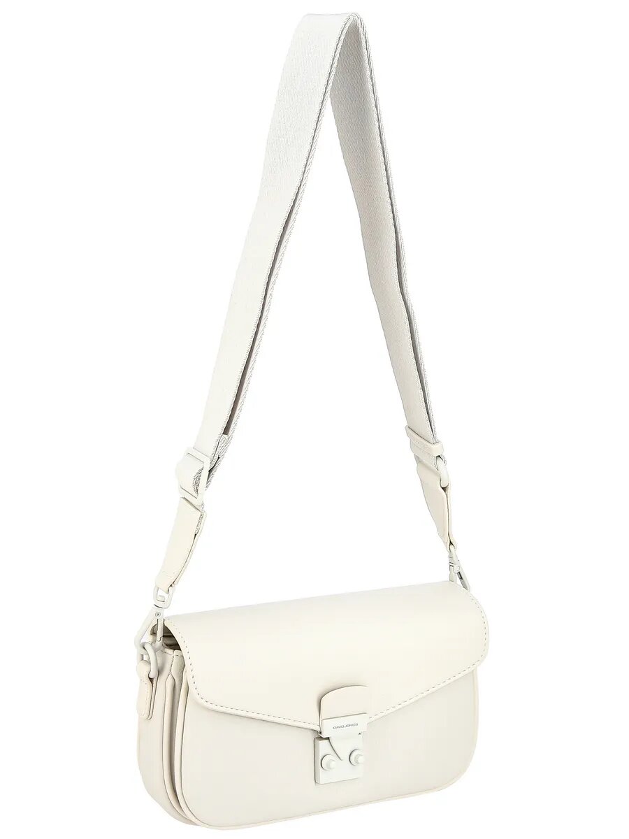 Сумка кросс-боди DAVID JONES, слоновая кость — фото 1