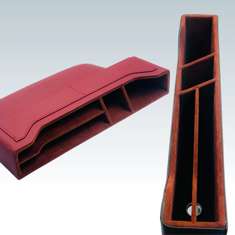 Органайзер для автомобиля ZHUSE Car Seat Seam Storage Box с подстаканником — фото 1