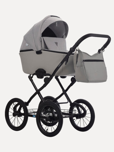 Изображение товара Коляска детская универсальная 2 в 1 Aroteam Moreno SL NEW, всесезонная, с большими надувными колесами, 03 св. серый