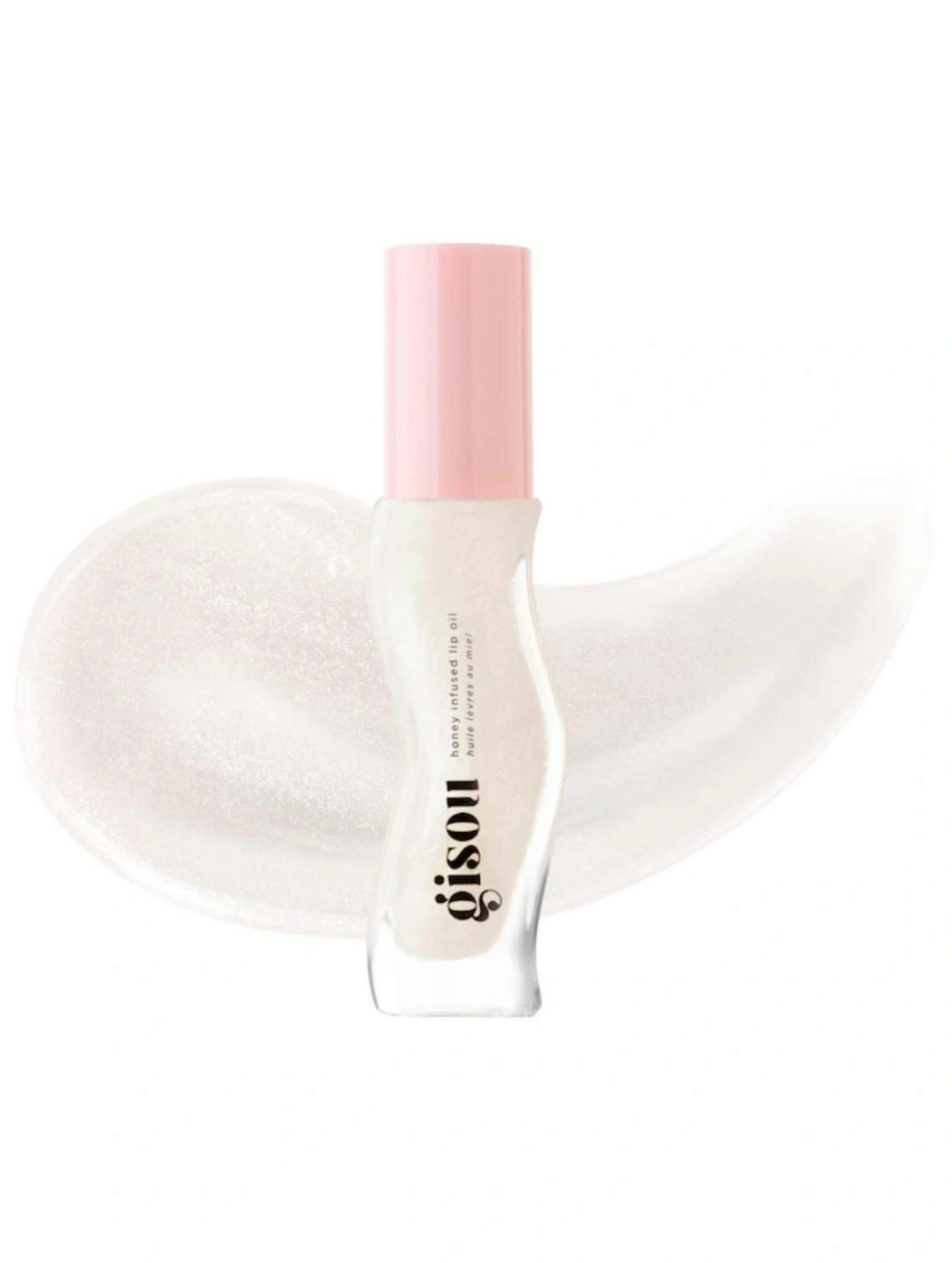 Блеск для губ, Gisou, honey infused lip oil, honey gold, watermelon sugar, coconut, 8мл