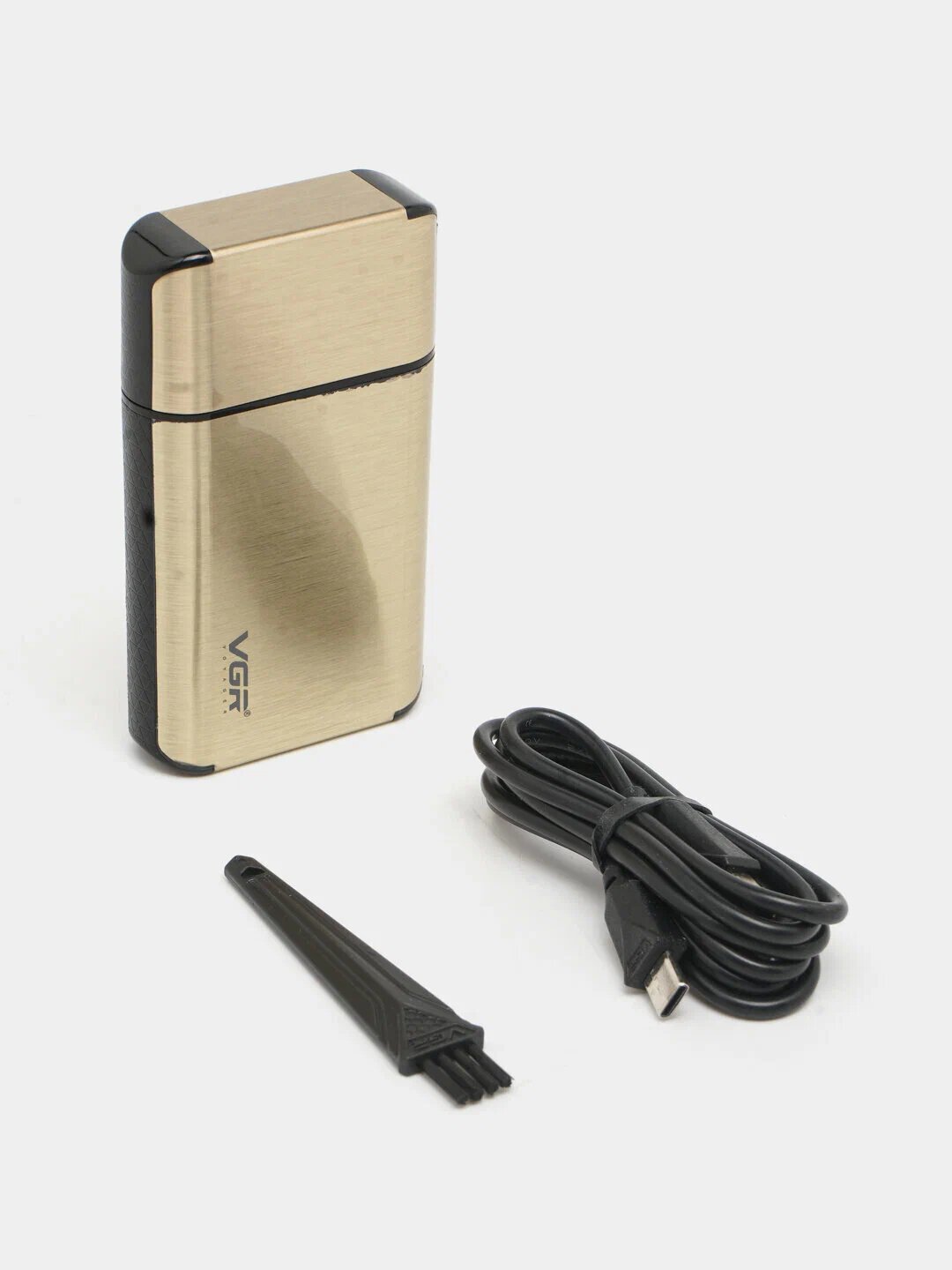 Электробритва VGR V-359 беспроводной портативный шейвер с металлическим корпусом