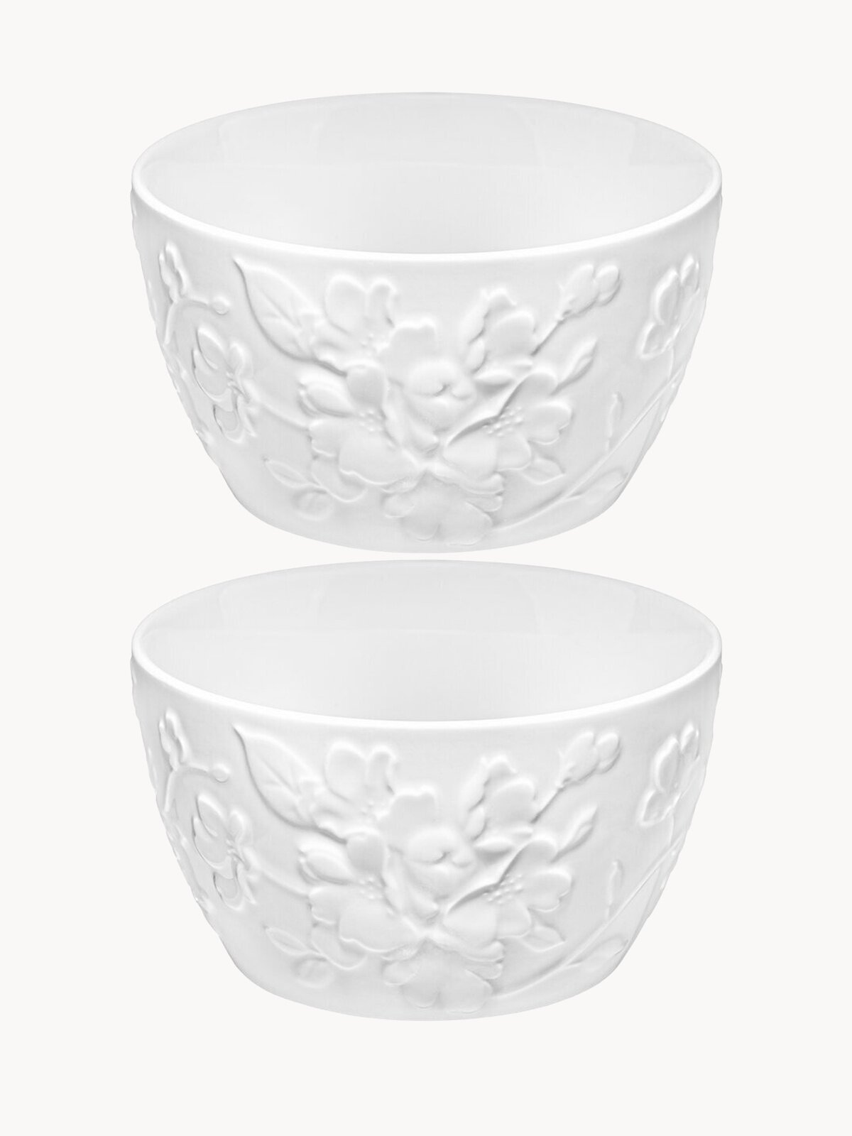 Салатник 2 пр. по 600 мл Elan Gallery Цветущая сакура, фарфор, набор