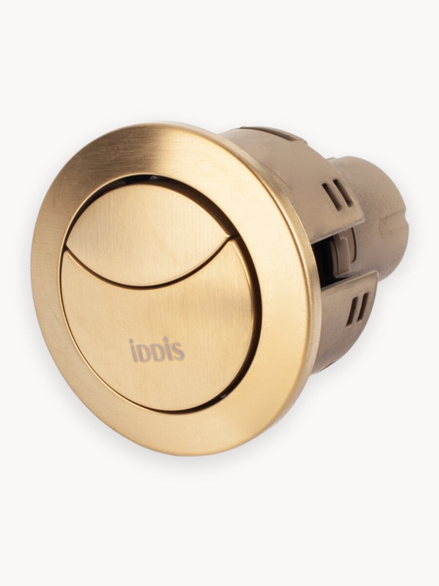 Кнопка для унитаза IDDIS Optima Home 92038BR2AR диаметр 38 мм бронза два режима