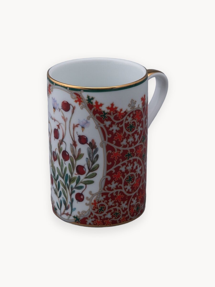 Бокал Императорский фарфоровый завод Клюква заповедная