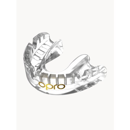 Боксерская капа для брекетов Opro Gold Прозрачная оригинал из Великобритании