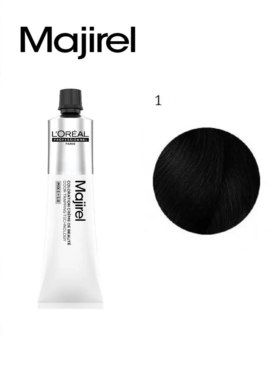 Крем краска L'OREAL MAJIREL 1, 60 мл