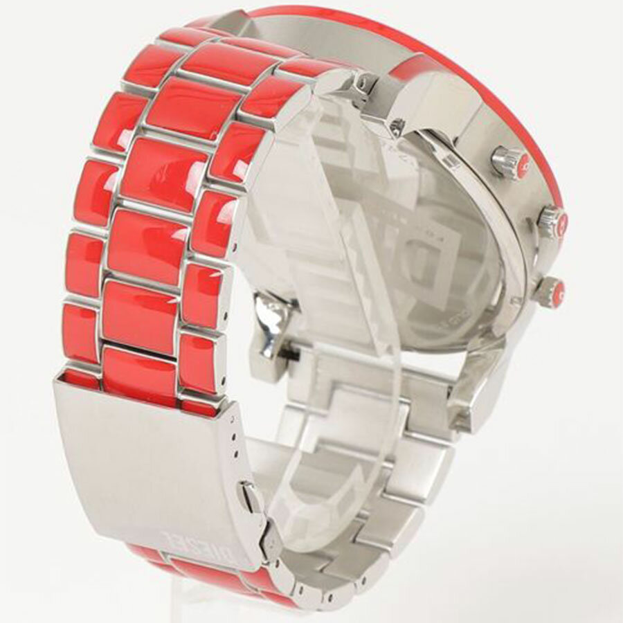 Наручные часы DIESEL Mr. Daddy 2.0, красный, серебряный — фото 1