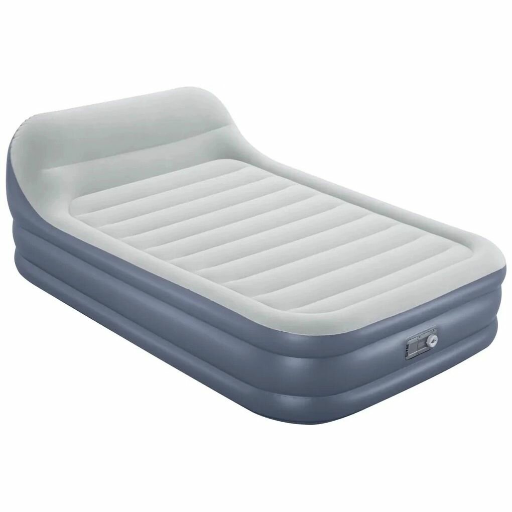 Надувная кровать 152х226х84(46)см "SleekFlow" с изголовьем Bestway 67923