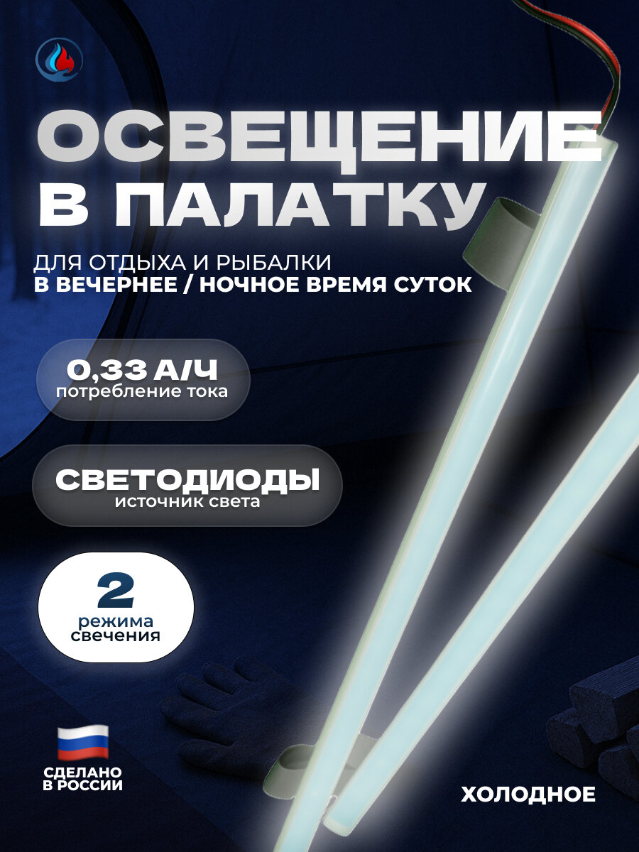 LED освещение Сибтермо для палаток холодное