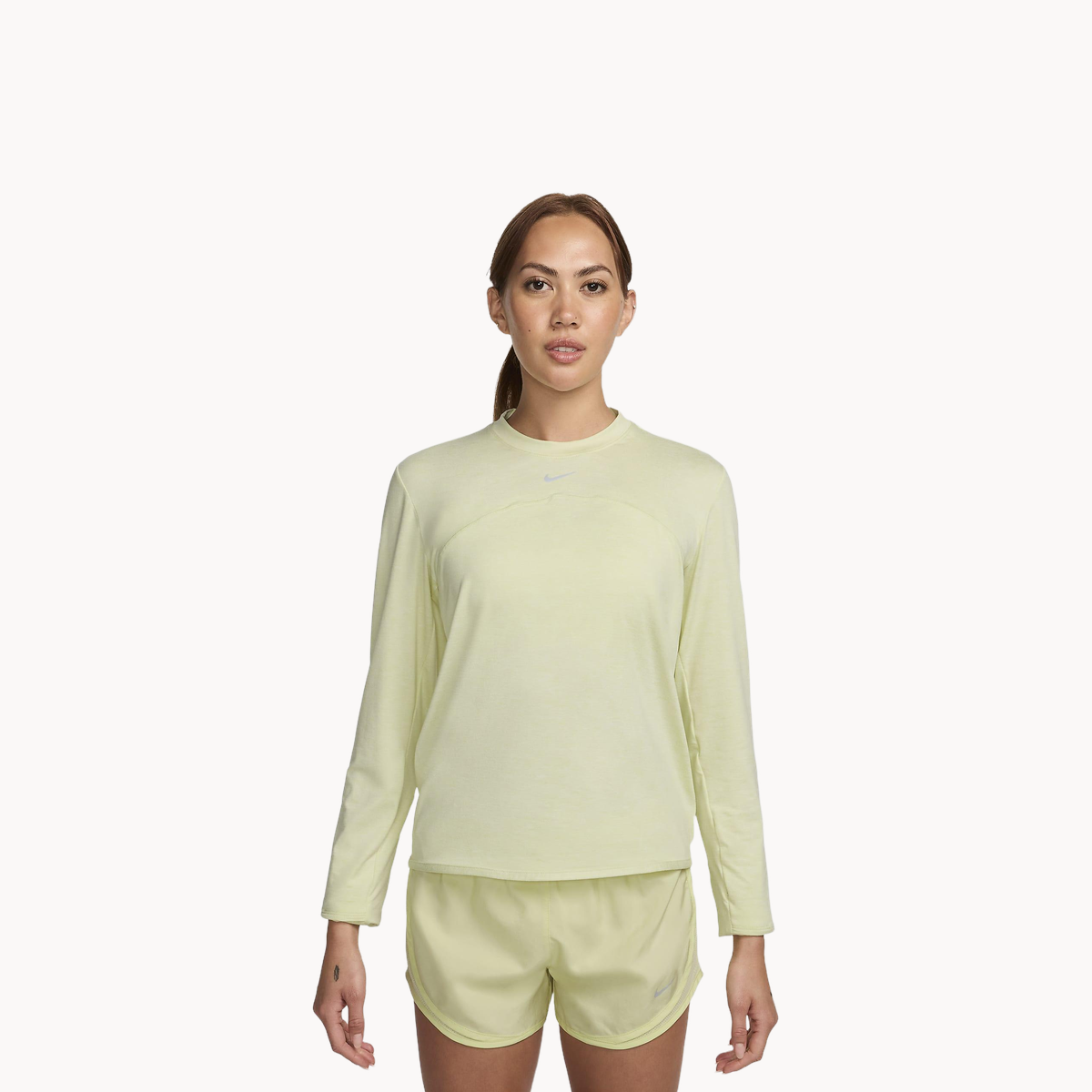 Свитшот NIKE Dri-FIT Swift, размер S, , светло-желтый