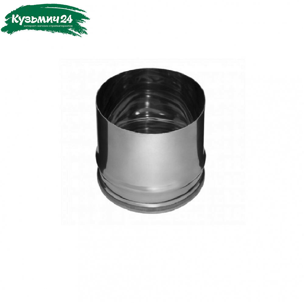 Заглушка внутренняя для дымохода Ferrum d 135 мм сталь 05 мм для бани