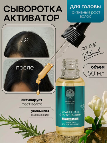 Изображение товара Сыворотка для кожи головы "Scalp & Hair Growth Serum", 50 мл