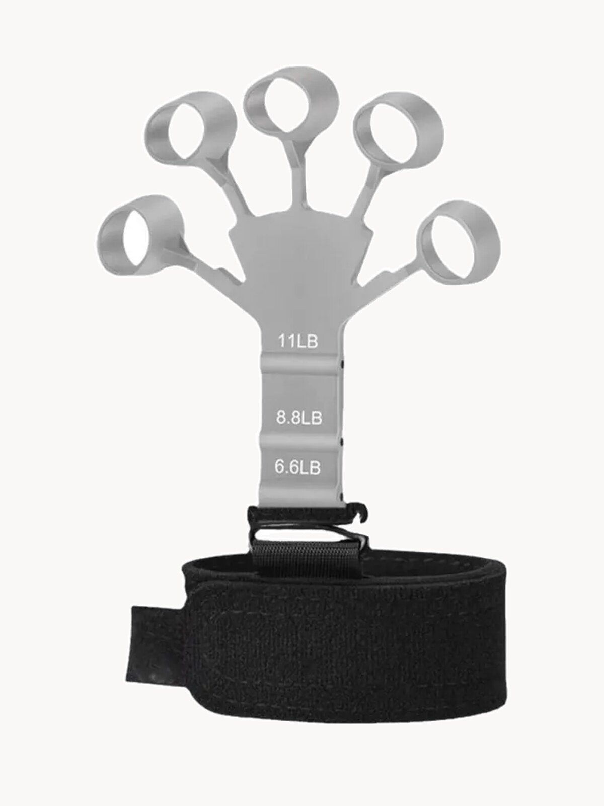 Эспандер для пальцев рук кистевой, серый