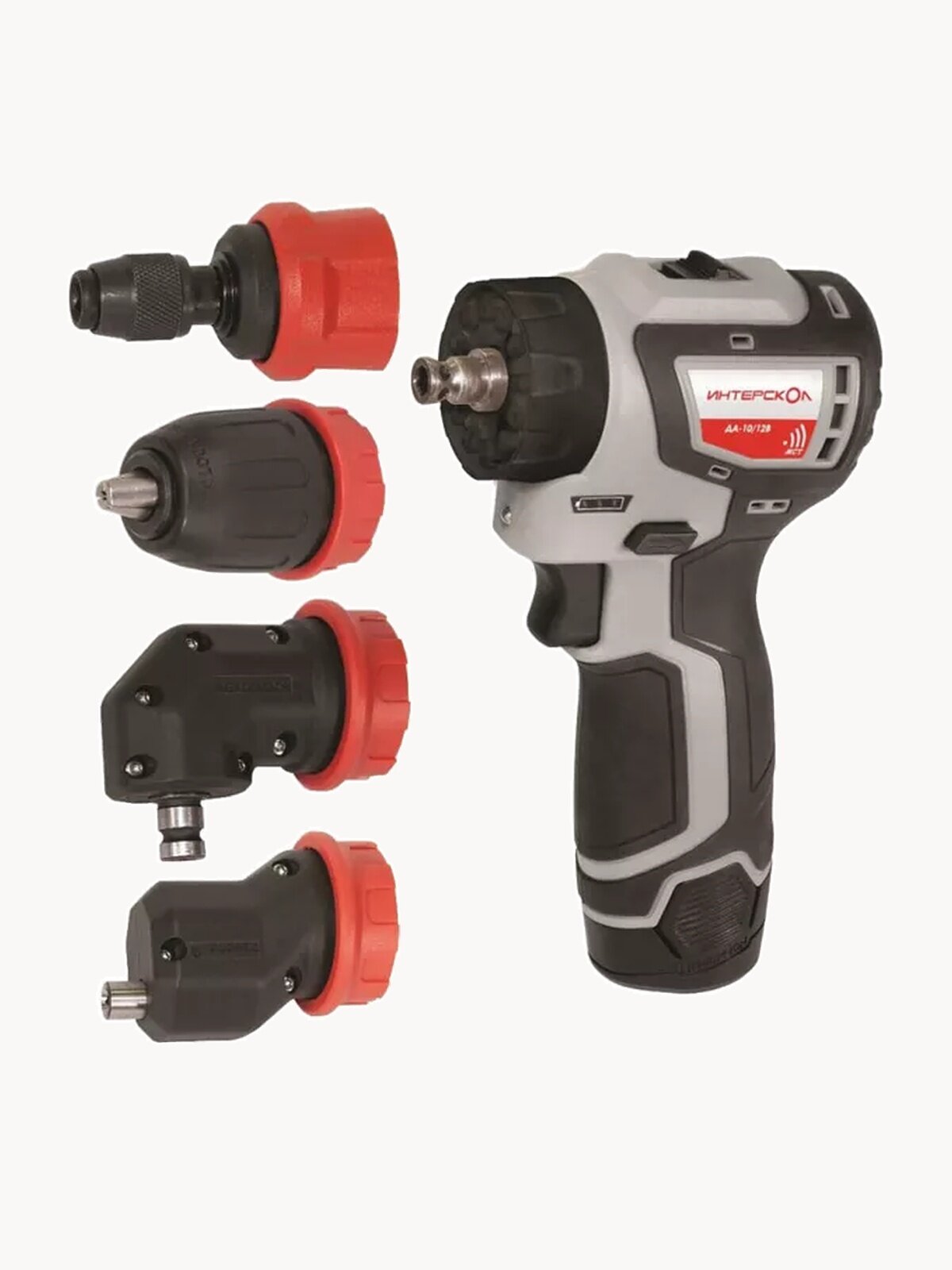 Бесщеточная аккумуляторная дрель-шуруповерт 687.2.2.79 комбимакс ДА-10/12В 36, Li-ion, кейс, 2 аккум, 2Ач, 4 насадки