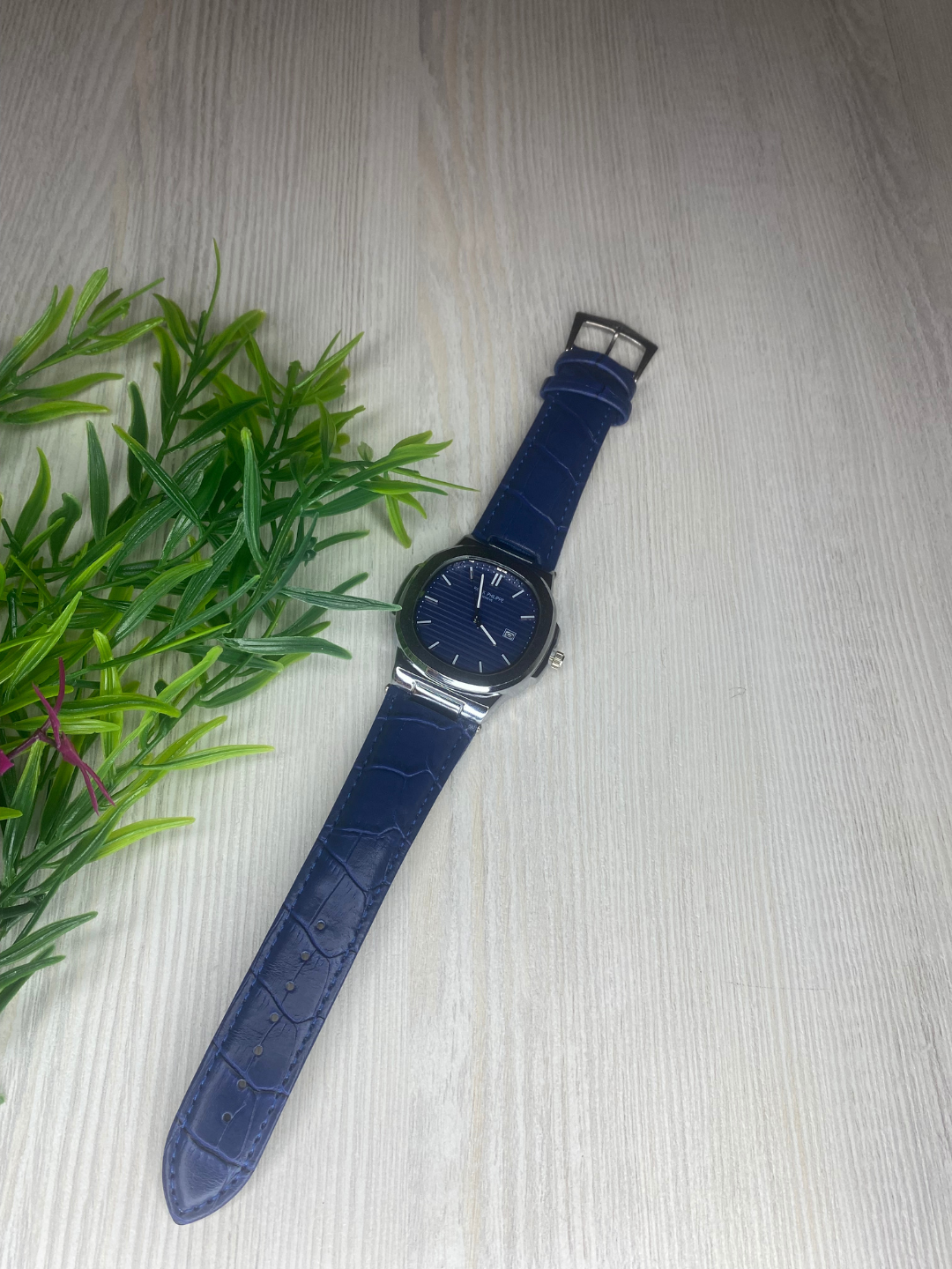 Наручные часы Patek Philippe, голубой, — фото 1