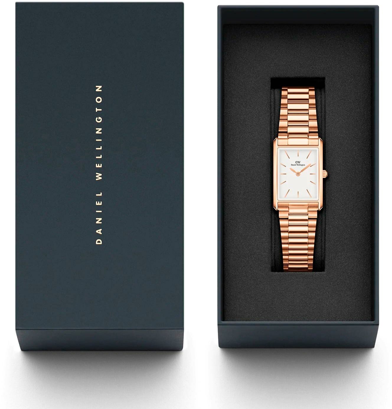 Наручные часы Daniel Wellington, золотой, белый — фото 1