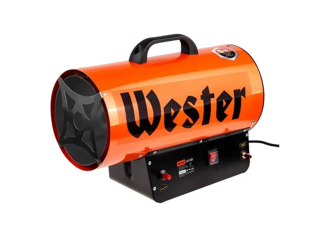 Тепловая газовая пушка WESTER TG-35000 35кВт 700м3/ч 218кг/ч 315м2