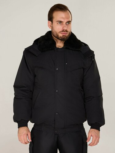 Изображение товара Куртка зимняя черная дюспо короткая (48 / 176 - 182)