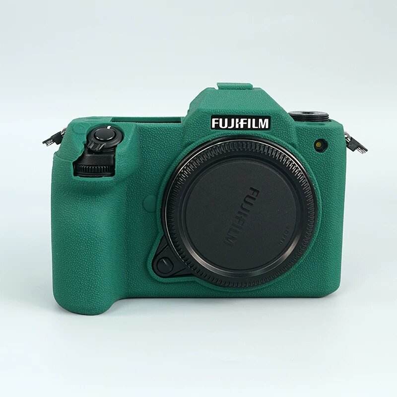Премиум чехол для камер Fuji GFX100 GFX100SII GFX50SII с темно-зеленым покрытием, ударопрочный и с нескользящим