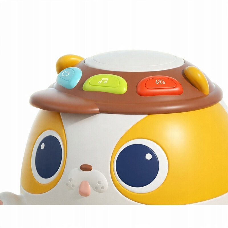 Неваляшка развивающая музыкальная для малышей HUANGER Acousto-Optic Puppy Tumbler для детей от 18 месяцев — фото 1