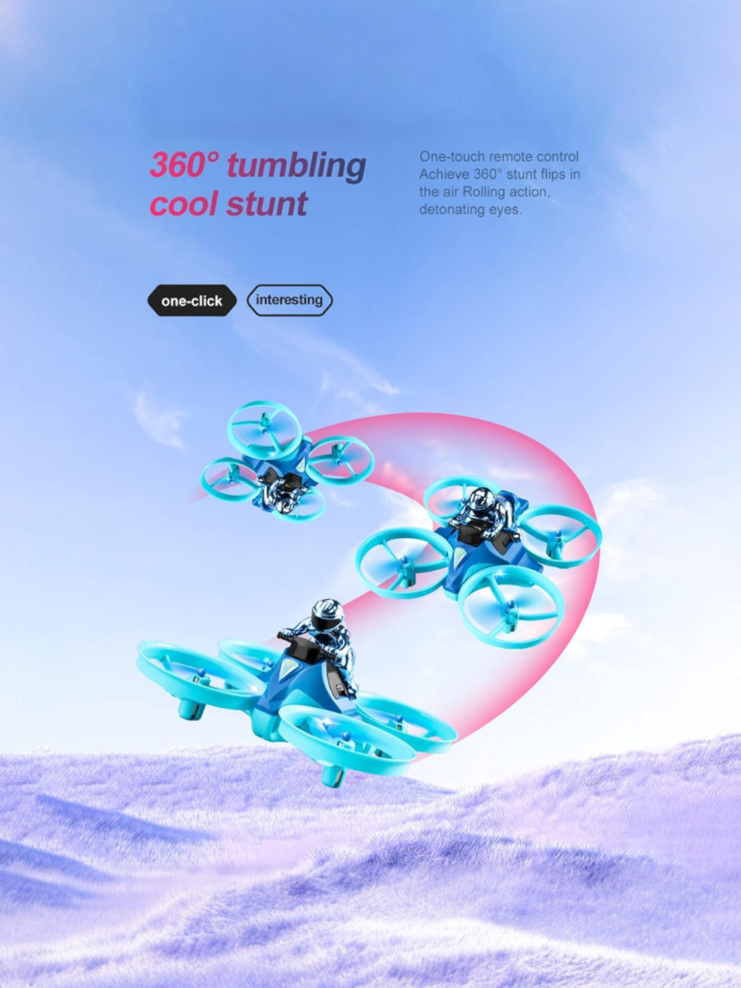 Радиоуправляемый дрон-ховеркрафт 3 в 1: воздух, земля, вода — фото 1