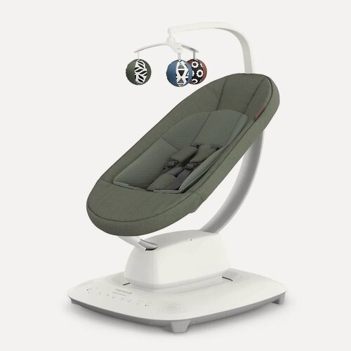Изображение товара Электронное кресло-качалка UPPAbaby (4moms) Mamaroo, цвет Camila / Dark Green Melange (Оливковый)