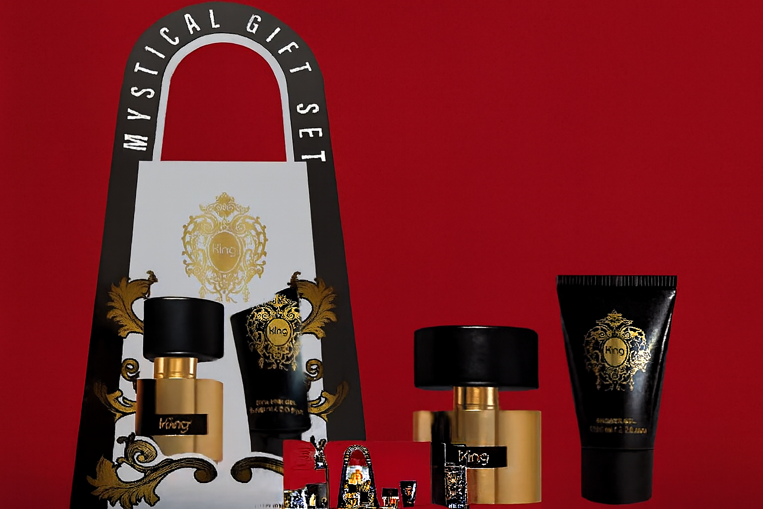 Набор для лица KING "Мистикал" - для мужчин, увлажнение и уход