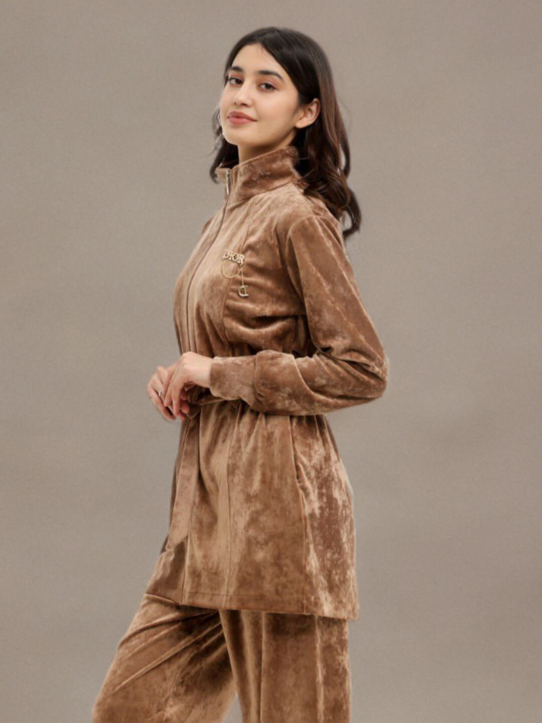 Комплект одежды , размер 46-52, карамельный — фото 1