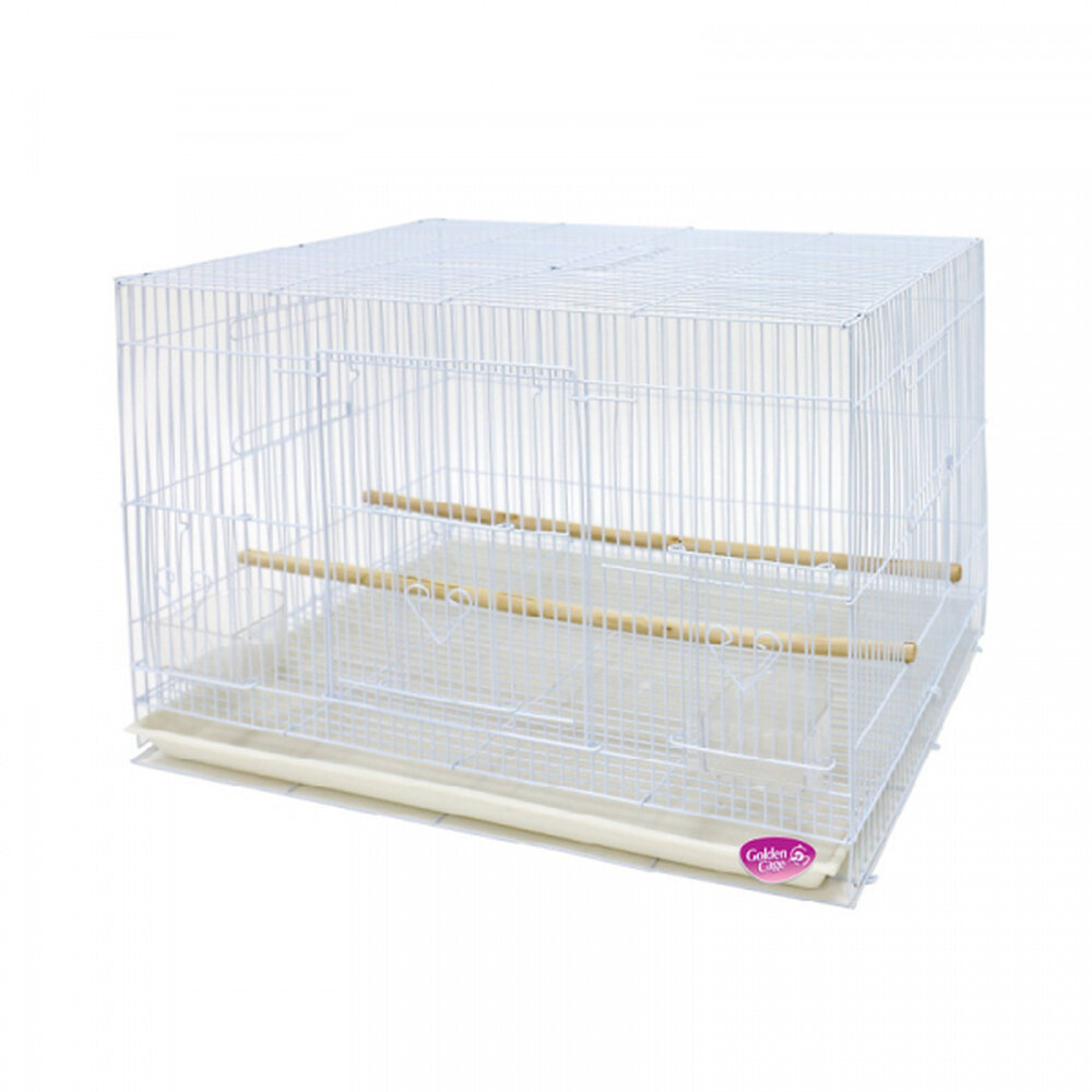 Клетка-пролетка для птиц Golden cage 601 , размер 60х42х41 см, "эмаль"