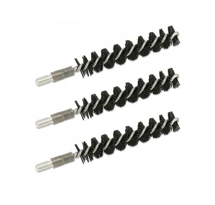 Ерш BoreTech щетинный, калибр .375 (9,5мм), резьба папа 8/32, комплект 3шт, нейлон