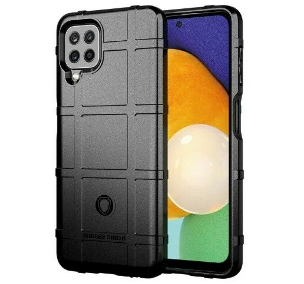 Усиленный ударопрочный чехол-бампер-пенал MyPads для Samsung Galaxy M52 5G черный
