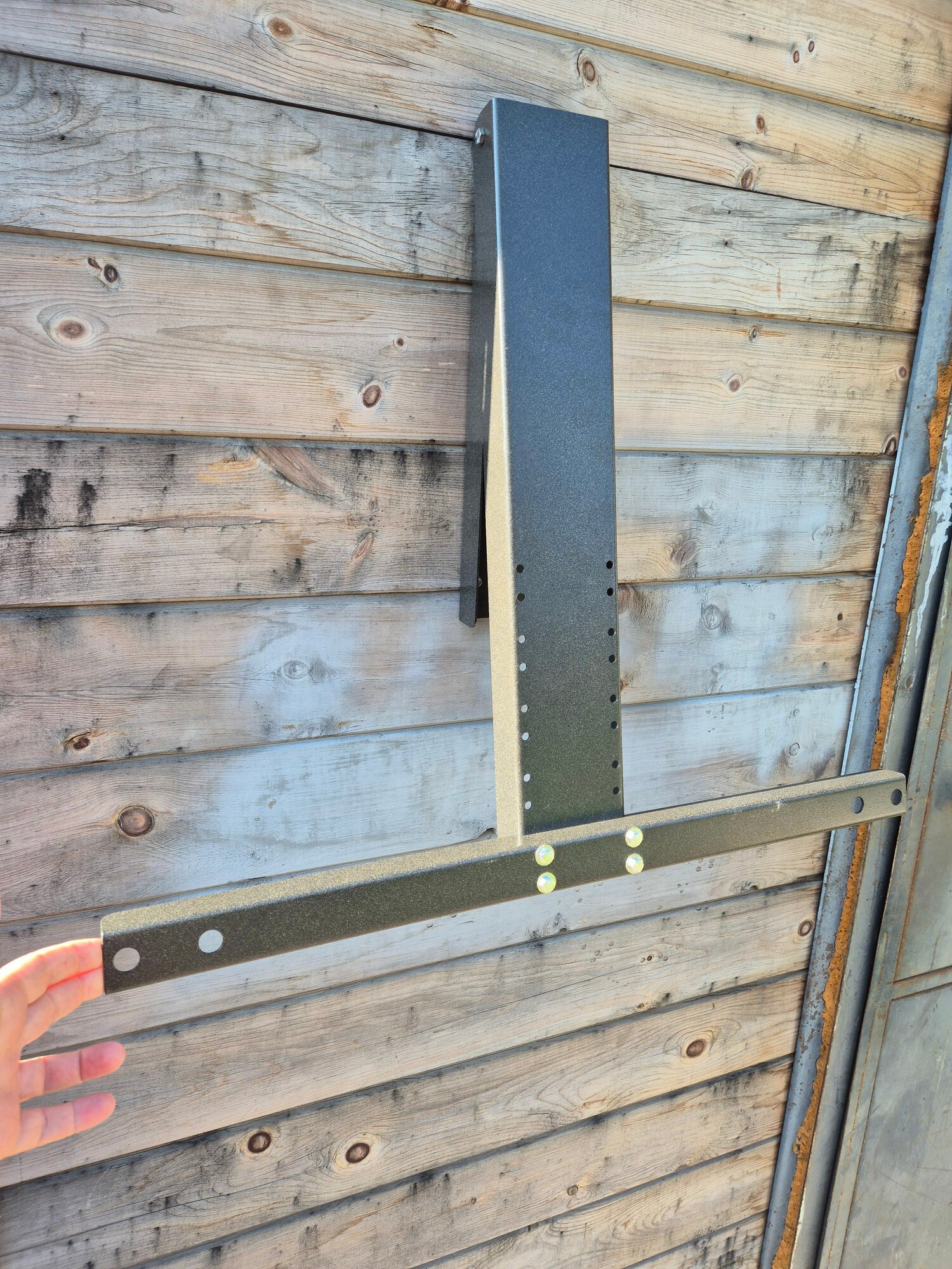 Кранштейн (стеллаж ) для хранения колес и шин, складной модель 175 графит