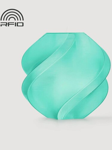 Изображение товара Филамент для для 3D принтера Bambu Lab PETG Translucent Teal бирюзовый 32501 на катушке