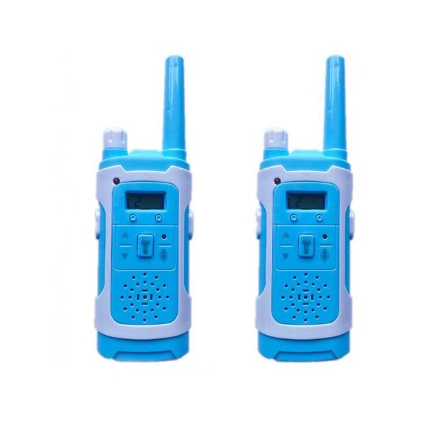 Детская двусторонняя рация Intercom синий 2 штук ( 1 батарейка на бонус)