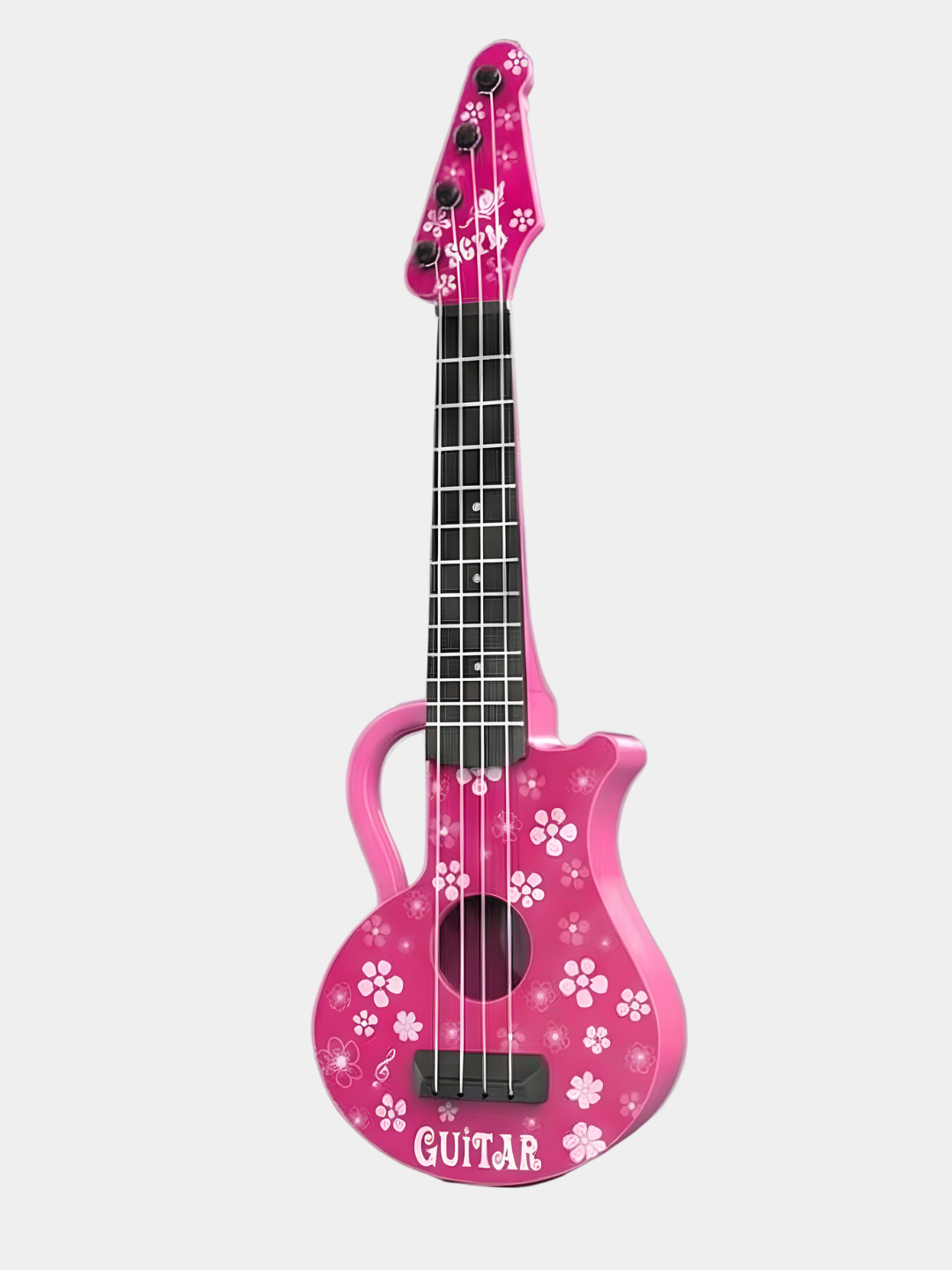 Гитара детская музыкальная со струнами, детский инструмент, укулеле