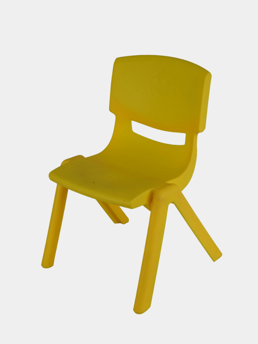 Детский стул, пластиковый, со спинкой, поднимает до 120 кг, 5 разных цветов