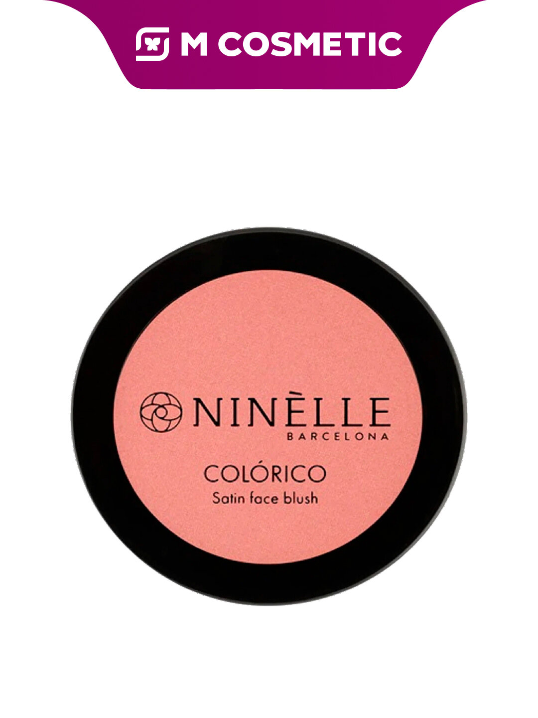 Румяна Ninelle Colorico №404, сатиновые, для лица, розовый оттенок, 2,5 г