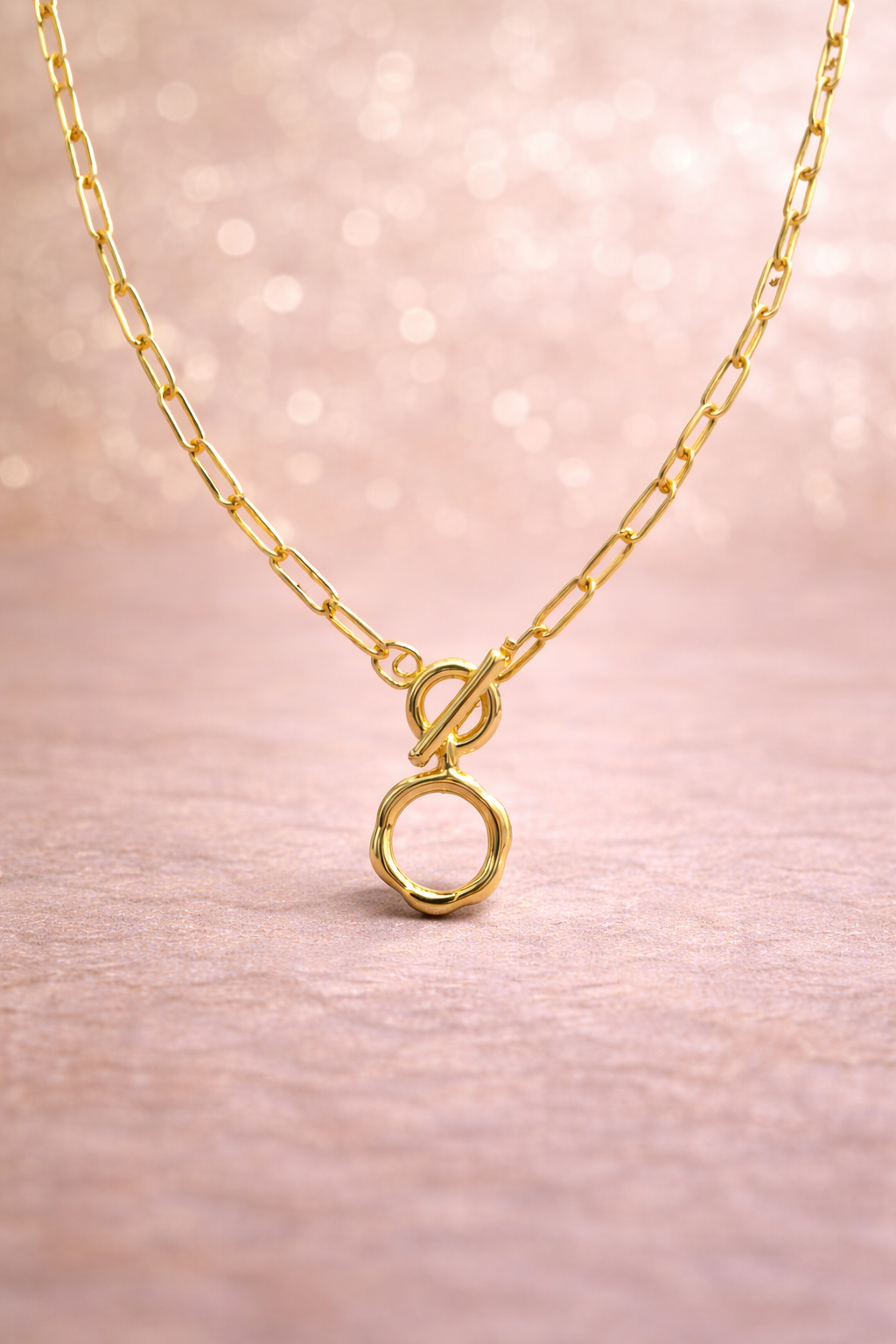 Цепь, 1 шт., длина 40 см, золотистый — фото 1