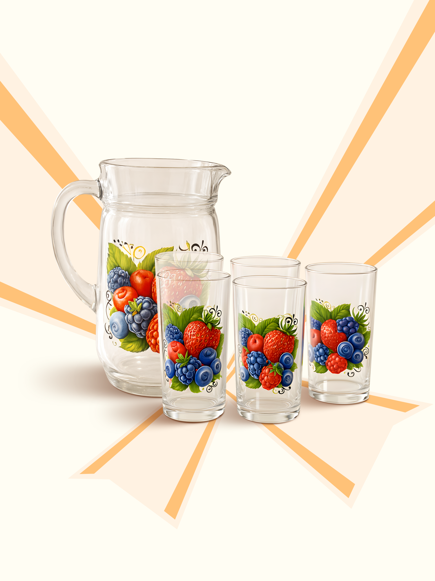 Набор для напитков MALIK "ассорти" 3324-Д 7пр 1х3