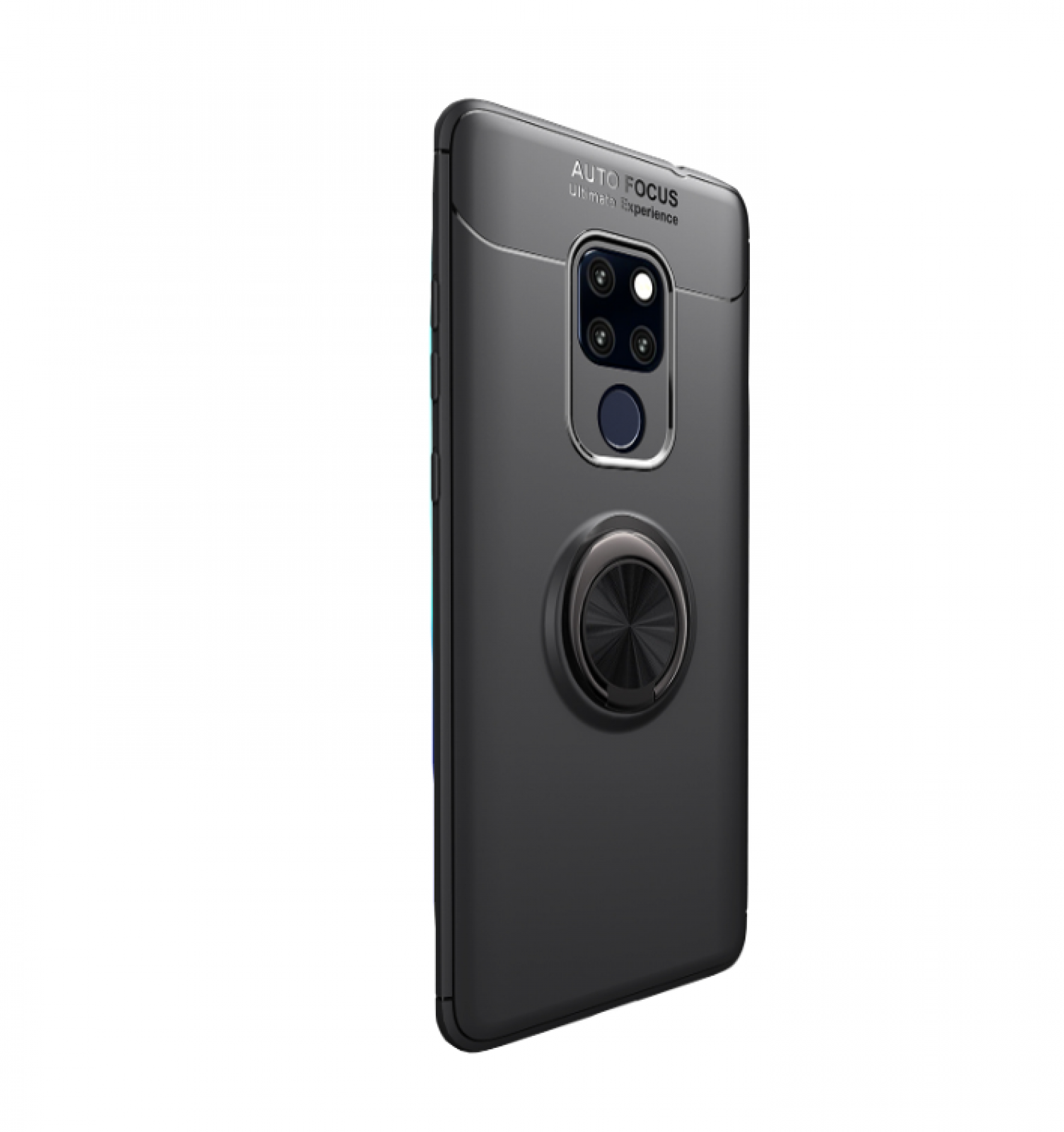 Задняя панель-крышка MyPads для Huawei Mate 20 из прочного силикона с магнитным держателем, черная