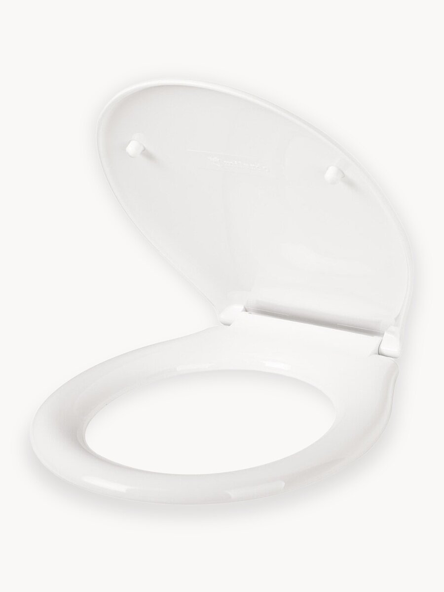 Сиденье для унитаза Milardo Duplex 010PP00M31 из полипропилена белое