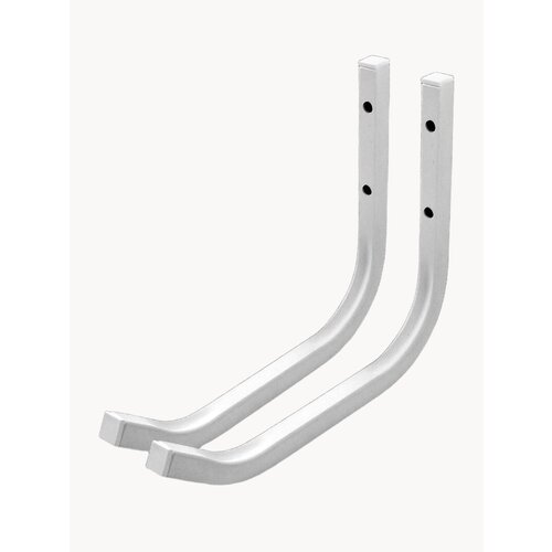 Крюк (кронштейн) для велосипеда и лестницы. 2 шт. Белый. GardenChef.